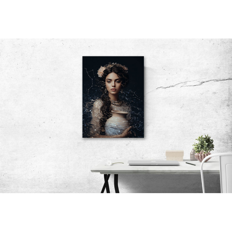 Tableau signe astrologique Verseau Serena made in France