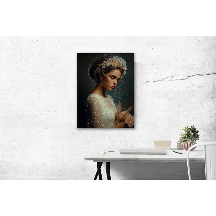 Tableau alu dibond signe astrologique Vierge Eris made in France