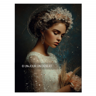 Tableau alu dibond signe astrologique Vierge Eris made in France