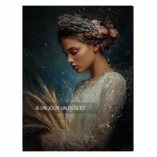 Tableau alu dibond signe astrologique Vierge Francesca made in France
