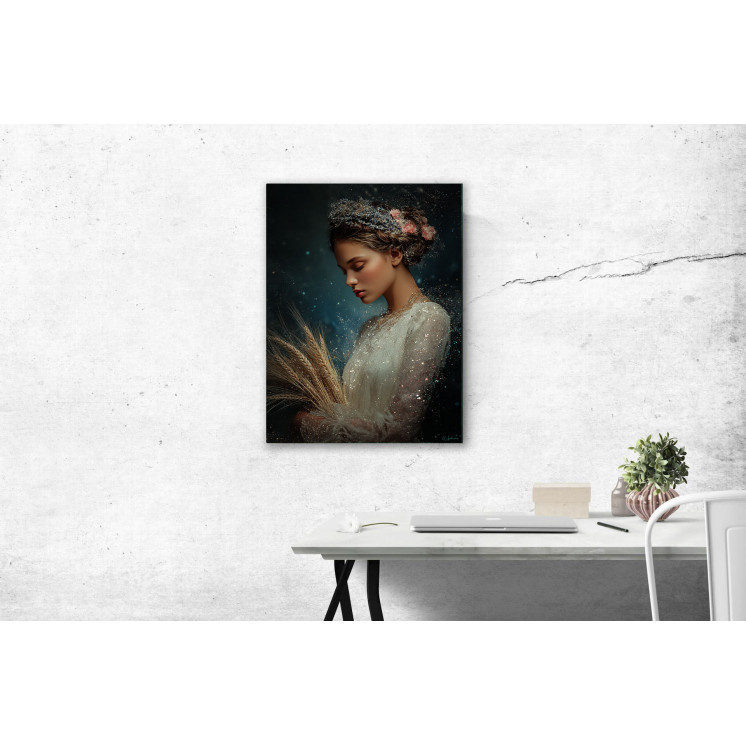 Tableau signe astrologique Vierge Francesca made in France