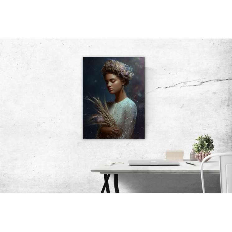 Tableau alu dibond signe astrologique Vierge Gloria made in France
