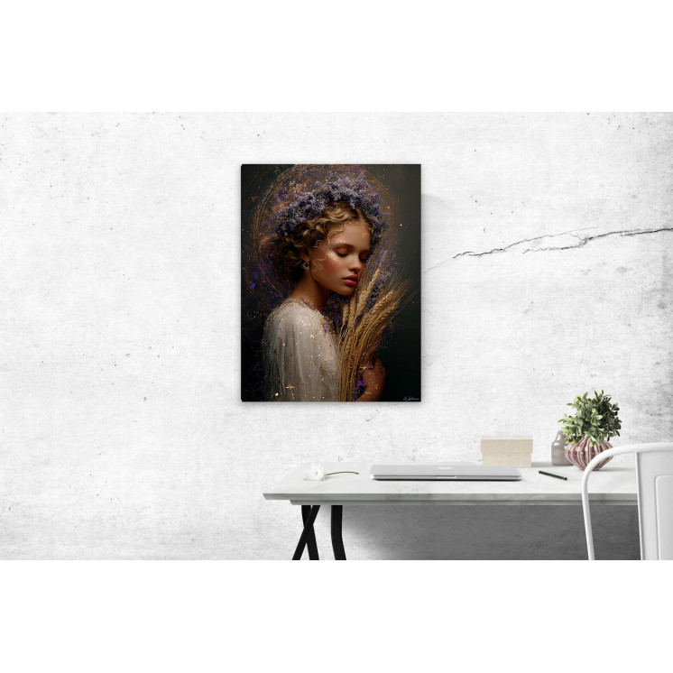 Tableau signe astrologique Vierge Hortense made in France