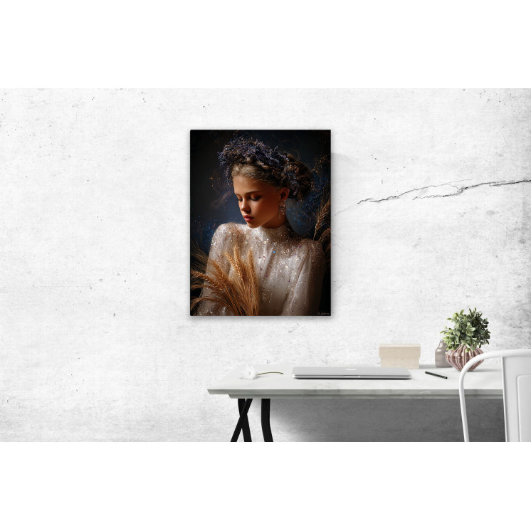 Tableau signe astrologique Vierge Louise made in France