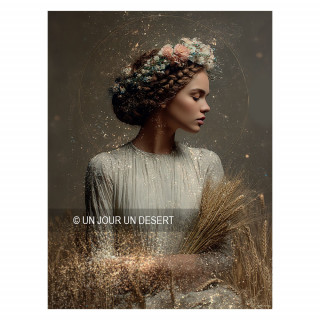 Tableau alu dibond signe astrologique Vierge Maeva made in France