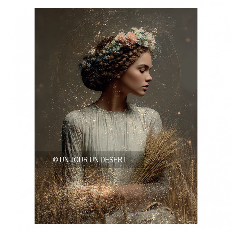 Tableau alu dibond signe astrologique Vierge Maeva made in France