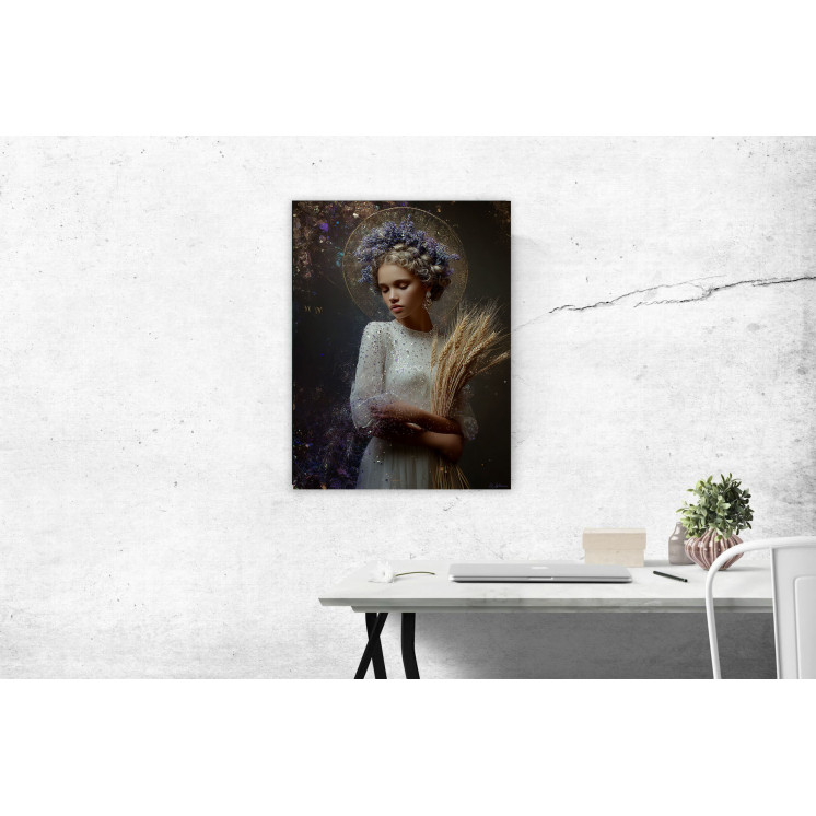 Tableau alu dibond signe astrologique Vierge Mahé made in France