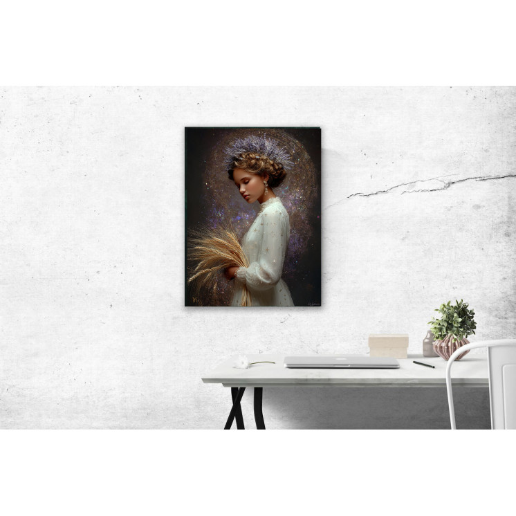 Tableau signe astrologique Vierge Marie made in France