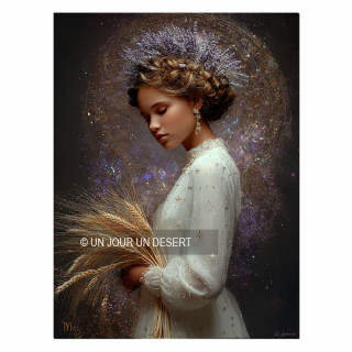 Tableau signe astrologique Vierge Marie made in France