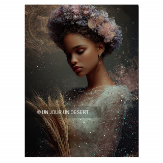 Tableau alu dibond signe astrologique Vierge Mei made in France