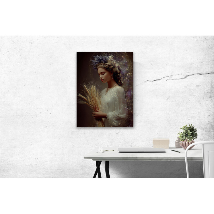 Tableau signe astrologique Vierge Solange made in France