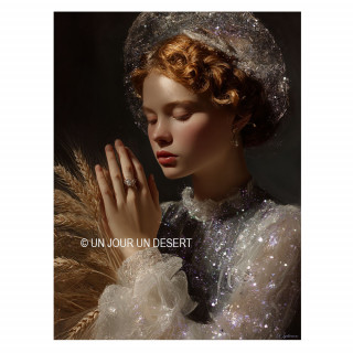 Tableau alu dibond signe astrologique Vierge Valentine made in France