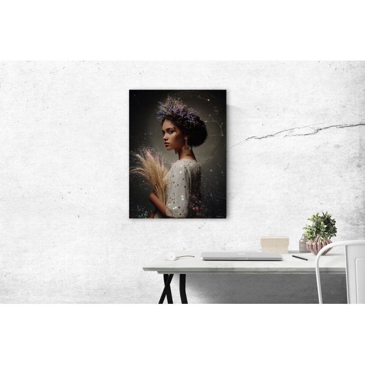 Tableau signe astrologique Vierge Youri made in France