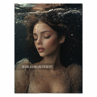 Tableau alu dibond underwater Mélusine made in France
