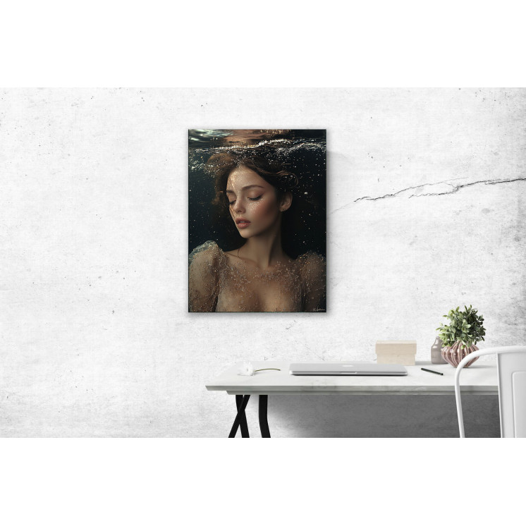 Tableau alu dibond underwater Mélusine made in France