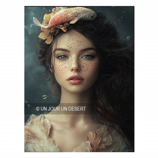 Tableau alu dibond underwater Chloé made in France