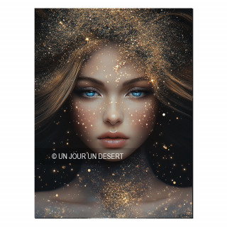 Tableau interstellar,cosmic Femme Galatéa made in France