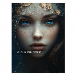 Tableau Femme déesse Neven interstellar, cosmic made in France