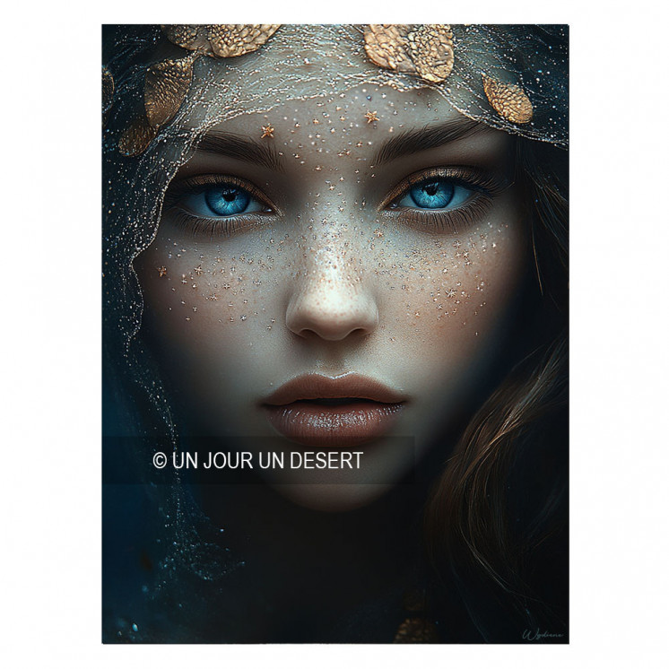 Tableau Femme déesse Neven interstellar, cosmic made in France