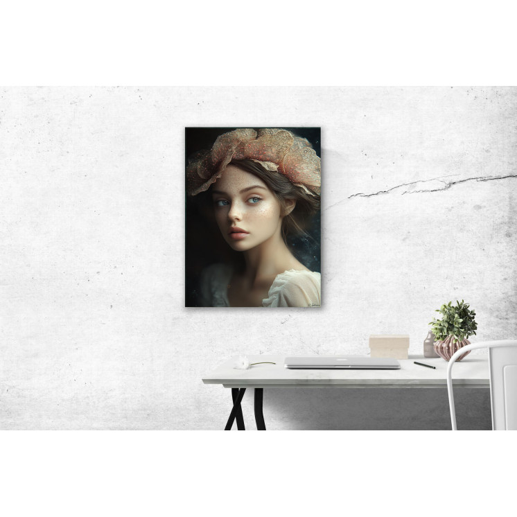 Tableau Femme portrait murmures Aérine made in France
