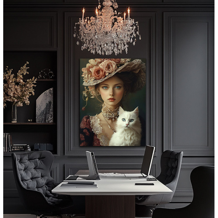 Tableau alu dibond les demoiselles à Versailles made in France