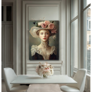 Tableau alu dibond les demoiselles à Versailles made in France