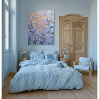 Tableau nature avec fleurs en alu dibond made in France