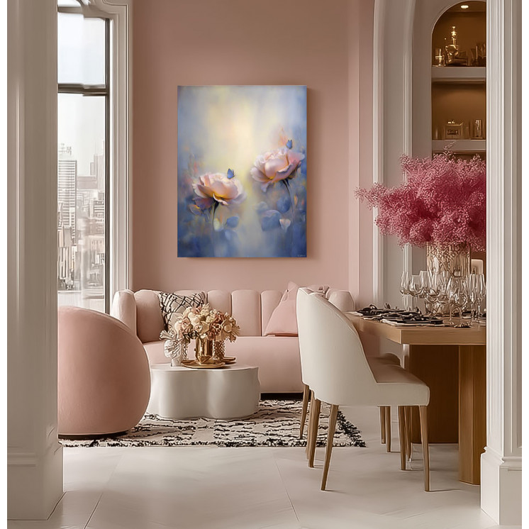 Tableau nature avec fleurs en alu dibond made in France