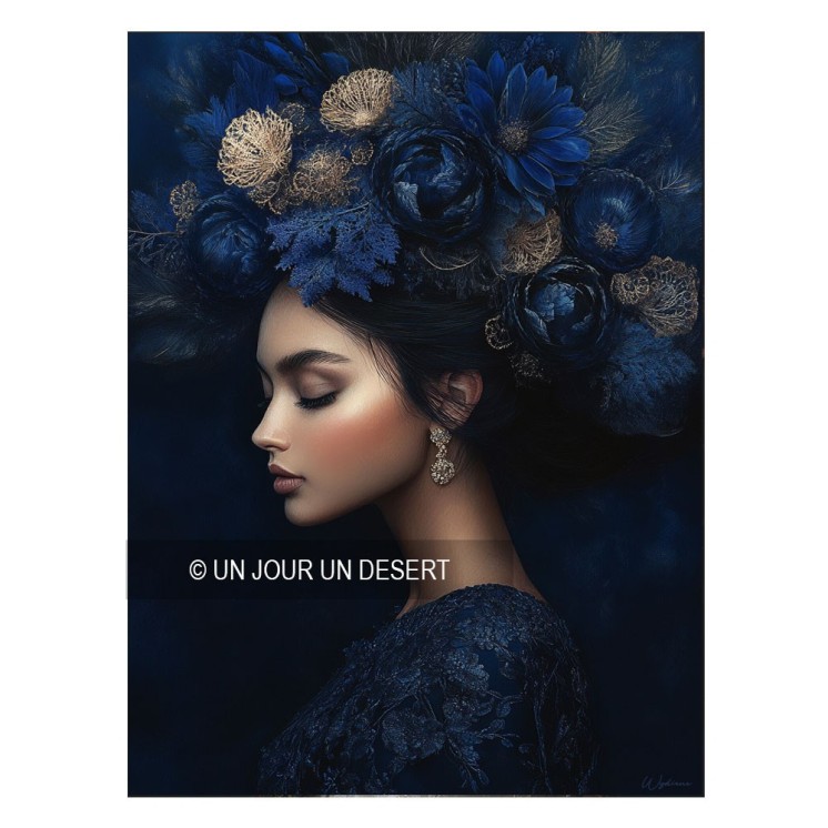 Tableau Aretha avec femme noire en alu dibond made in France