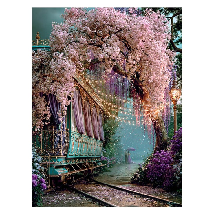 Tableau  Le train des amants  - Made in France
