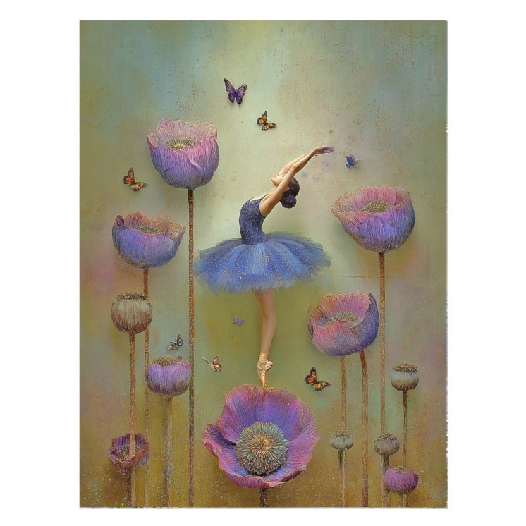 Tableau Le souffle de la ballerine - Danseuse étoile - Made in France