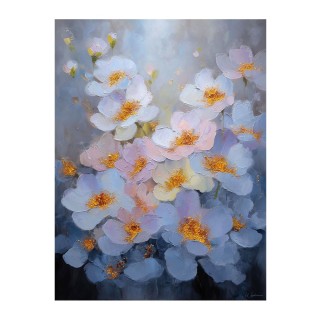 Tableau nature avec fleurs en alu dibond made in France