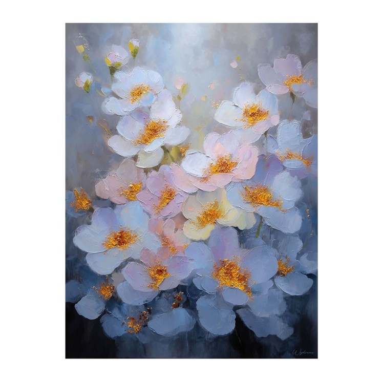 Tableau nature avec fleurs en alu dibond made in France