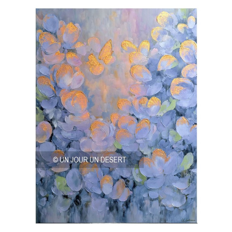 Tableau nature avec fleurs en alu dibond made in France