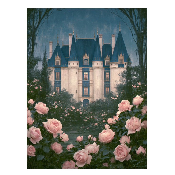 Tableau Quand vient le soir - Châteaux et rêves, Made in France