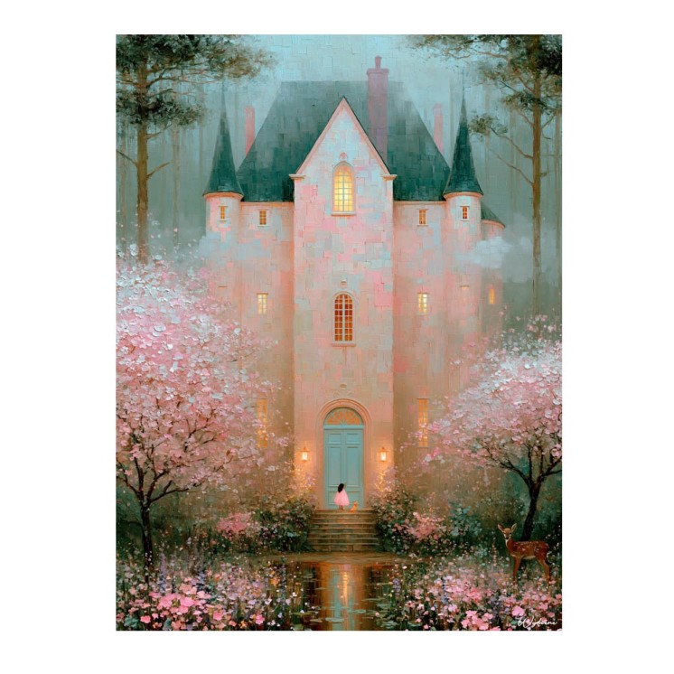Tableau La maison d'Appoline - Châteaux et rêves, Made in France