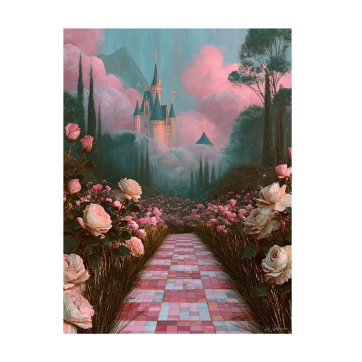 Tableau Le Royaume de mon coeur - Châteaux et rêves, Made in France