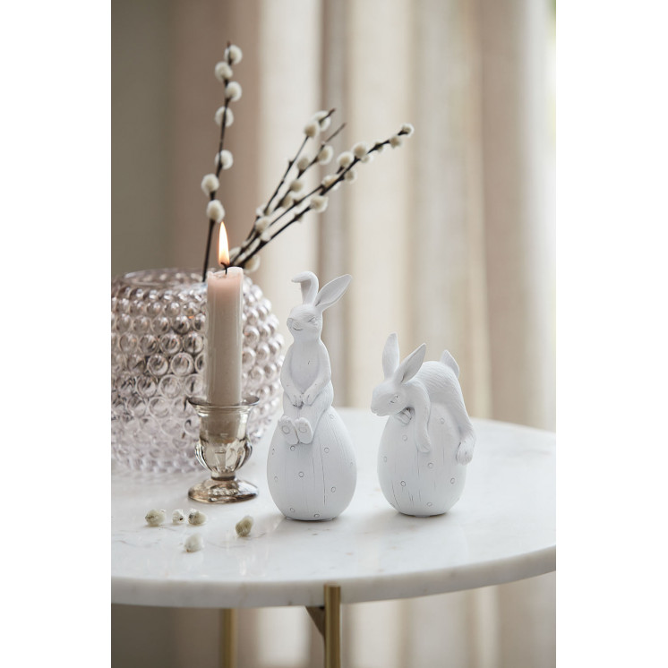 Statuette Aaron en forme de lapin blanc - Lene Bjerre