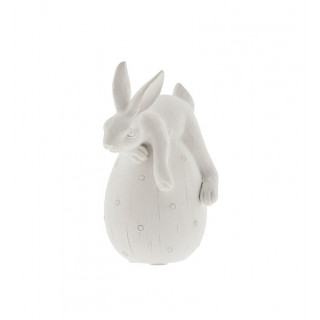 Statuette Aaron en forme de lapin blanc - Lene Bjerre