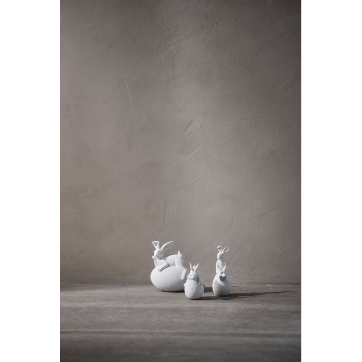 Statuette Aaron en forme de lapin blanc - Lene Bjerre