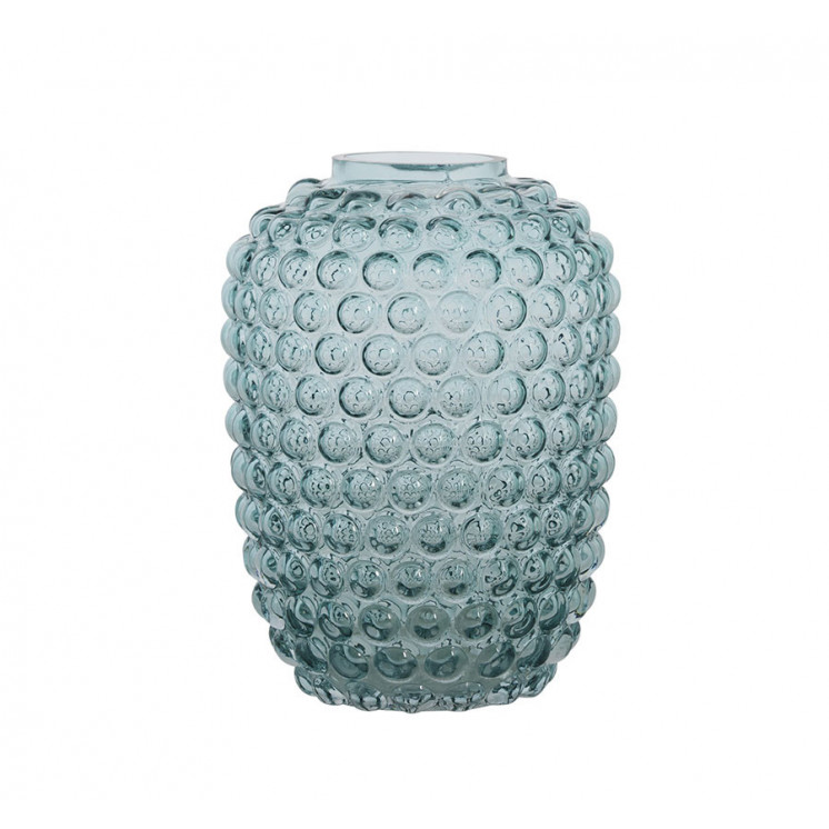 Vase Ambre bleu effet bulles - Lene Bjerre