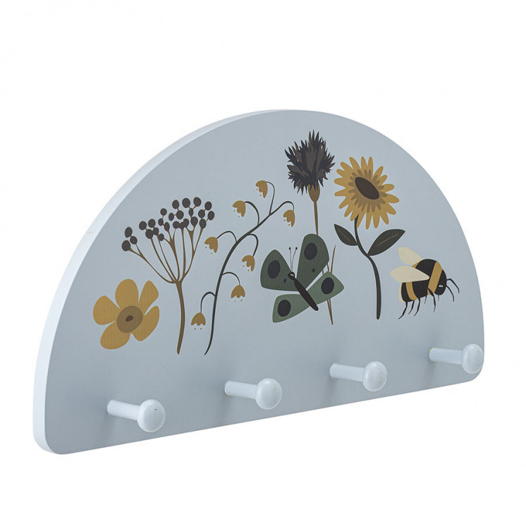 Porte manteau Astrid avec fleurs  Bloomingville