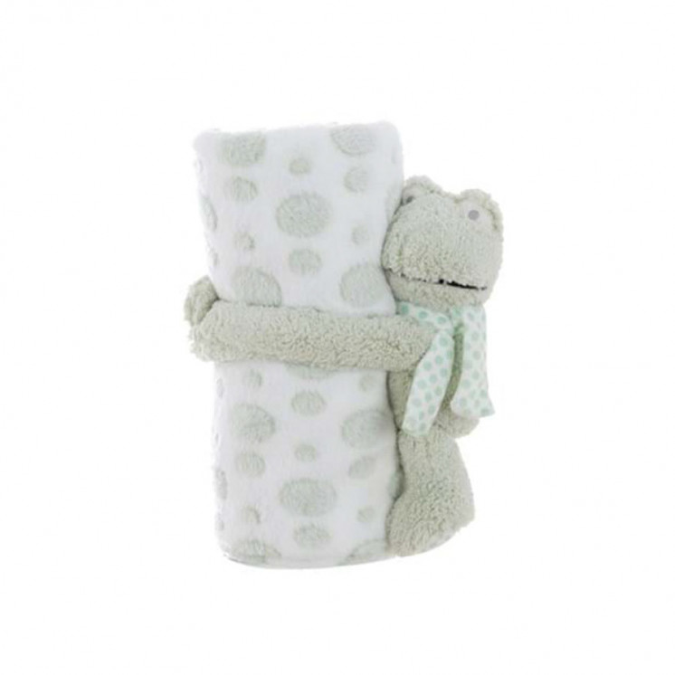 Peluche Grenouille pou enfant - Blanc Mariclo