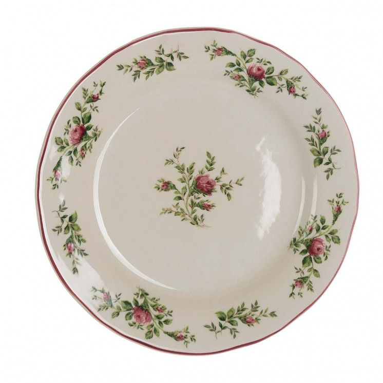 Assiette Aldo au style shabby chic - Blanc Mariclo