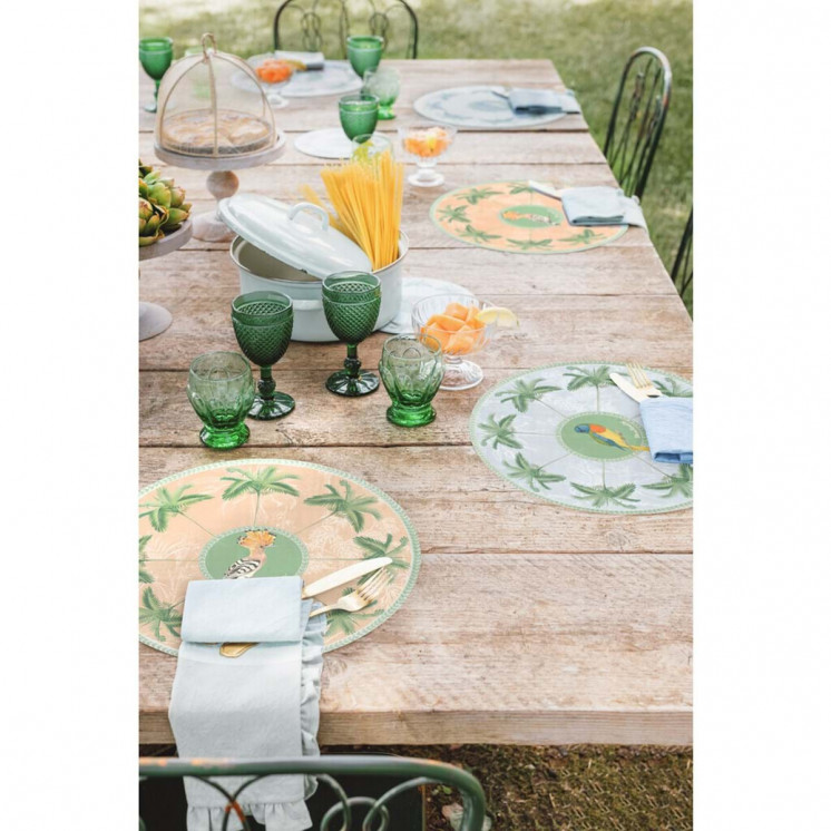 Set de table Perroquet - Blanc Mariclo